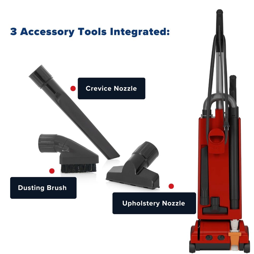Sebo Automatic X4 Boost Upright Vacuum Cleaner - Red - US Vacuums - 90505AM