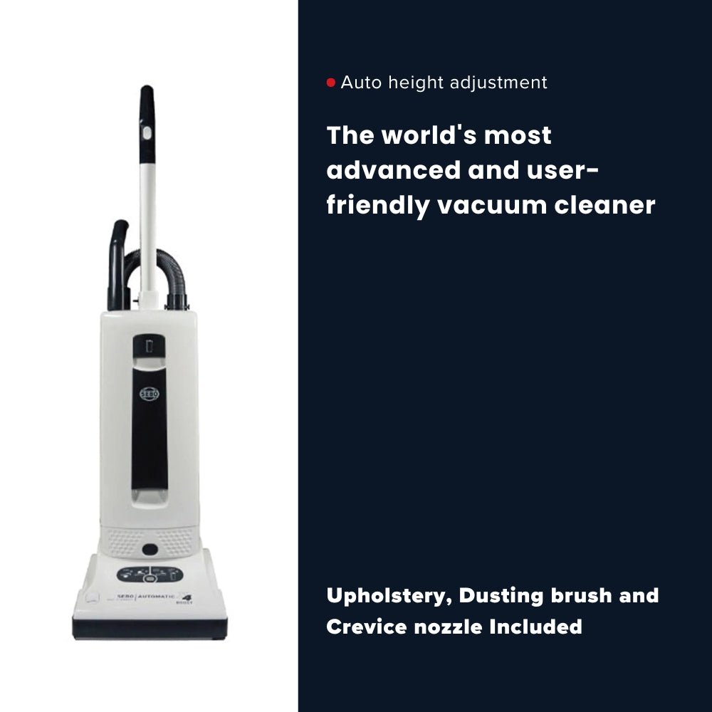 Sebo Automatic X4 Boost Upright Vacuum Cleaner - White - US Vacuums - 90506AM