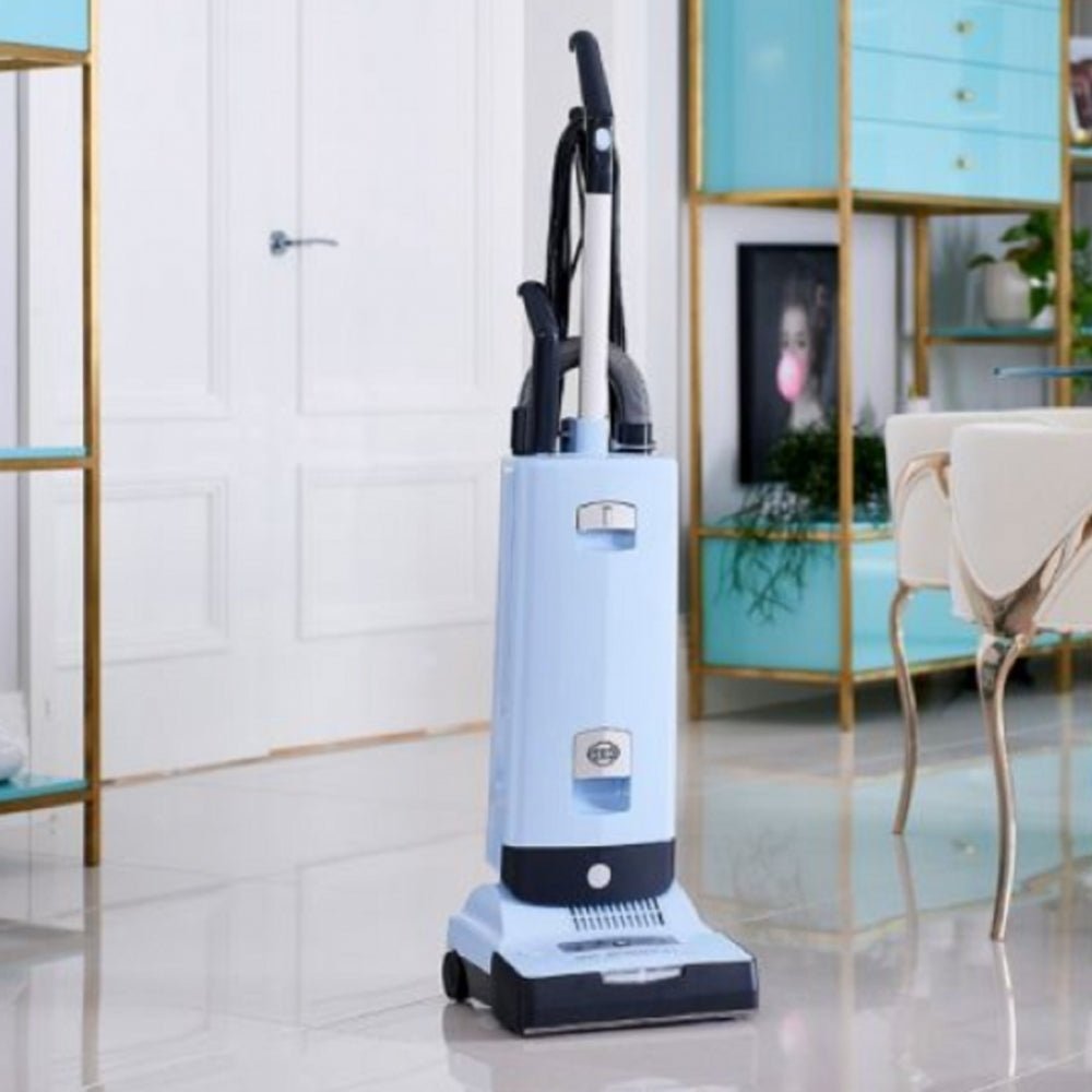 Sebo Automatic X7 Premium Upright Vacuum Cleaner - Pastel Blue - US Vacuums - 91546AM