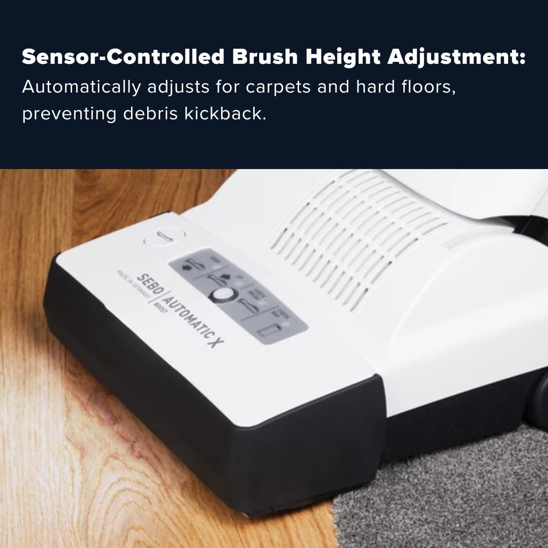 Sebo Automatic X7 upright vacuum cleaner - Pastel Pink - US Vacuums - 91547AM