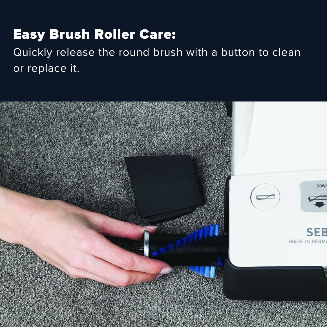 Sebo Automatic X7 upright vacuum cleaner - Pastel Pink - US Vacuums - 91547AM