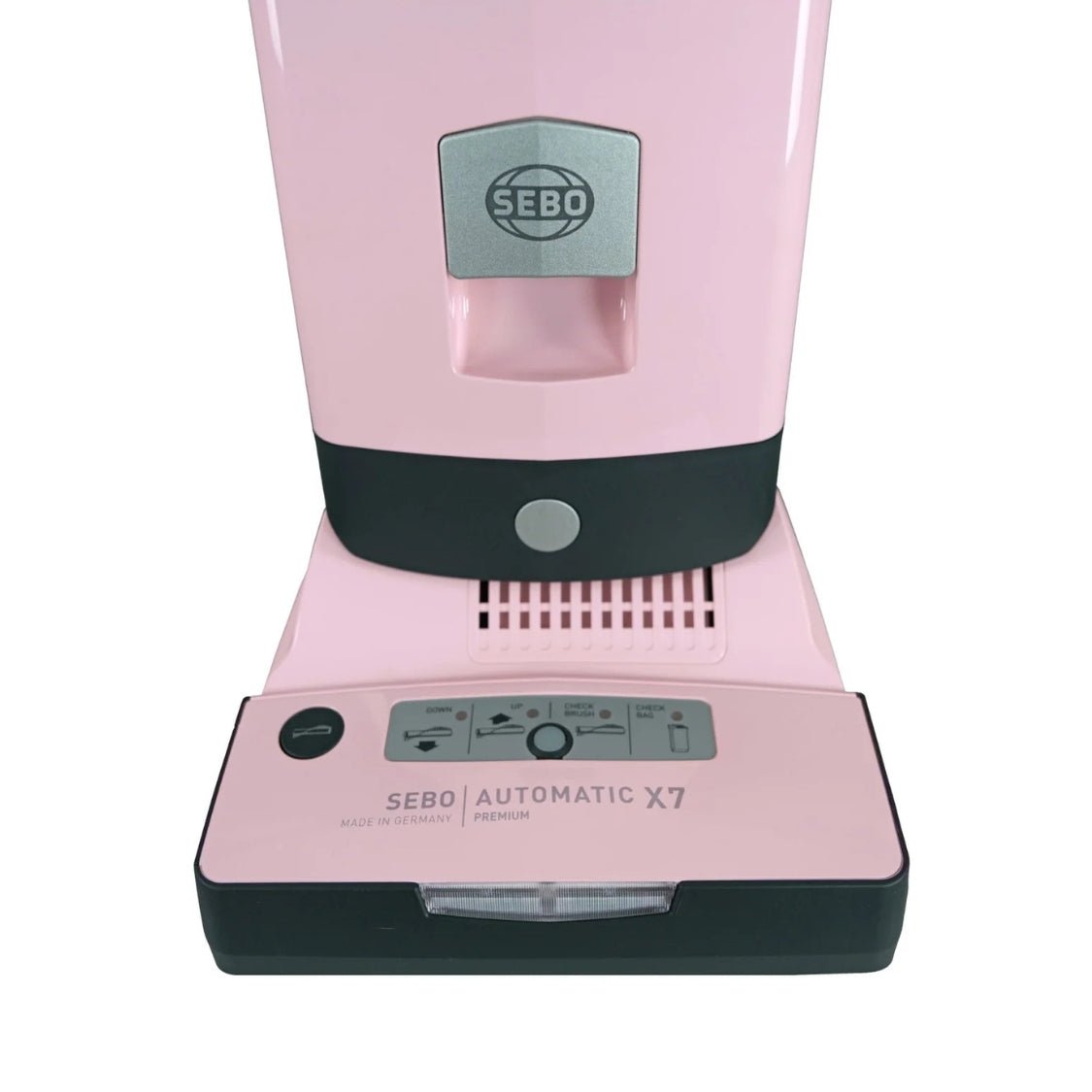 Sebo Automatic X7 upright vacuum cleaner - Pastel Pink - US Vacuums - 91547AM