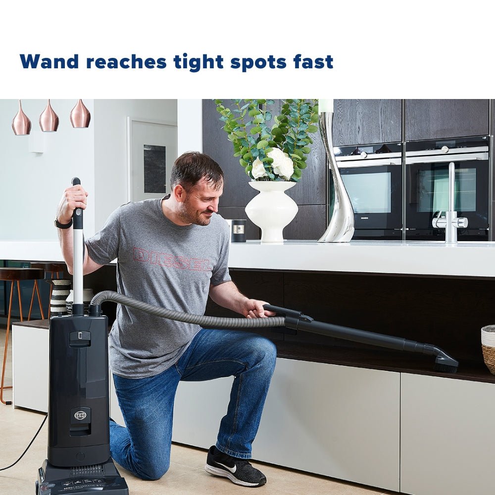 Sebo Automatic X8 Commercial Upright Vacuum Cleaner - Dark Blue - US Vacuums - 91566AM