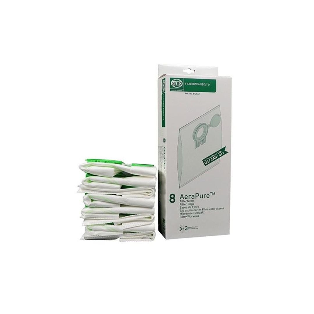Sebo D - Sereis Ultra Bags (8 Bags) - US Vacuums - 8120ER