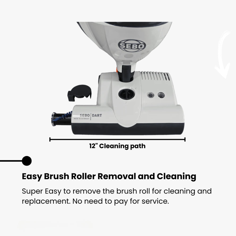 Sebo Dart Upright Vacuum Cleaner - US Vacuums - 9855