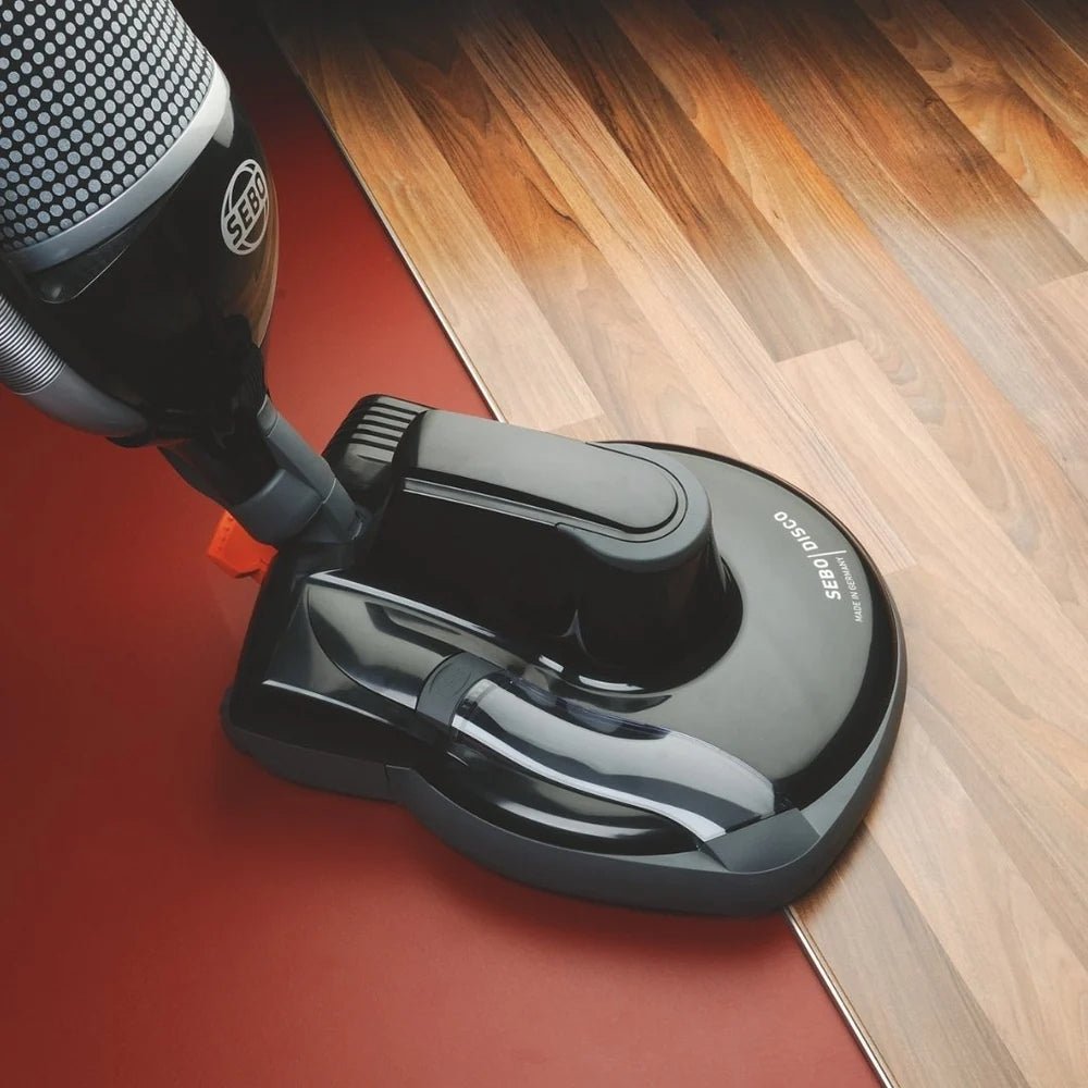 SEBO DISCO Floor Polisher Head with green floor pad - Black - US Vacuums - 9433am