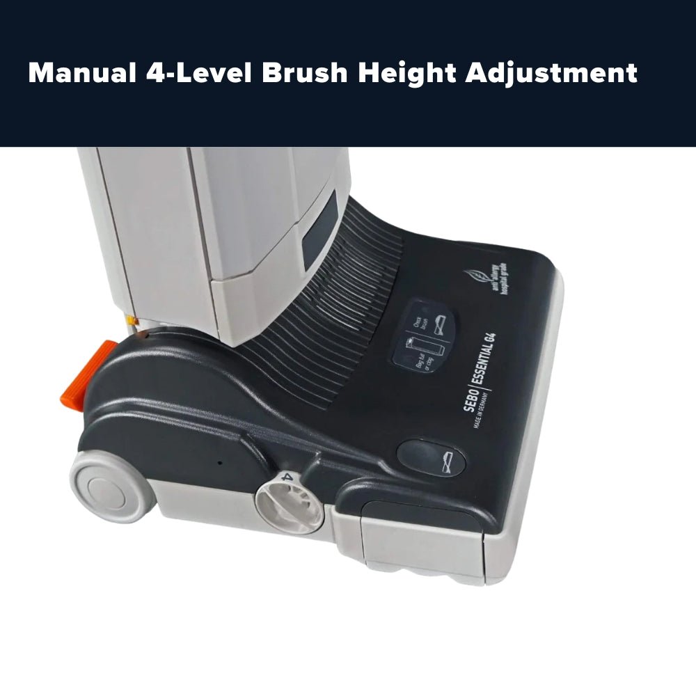 Sebo Essential G4 Commercial Upright Vacuum Cleaner - Black - US Vacuums - 90406BE