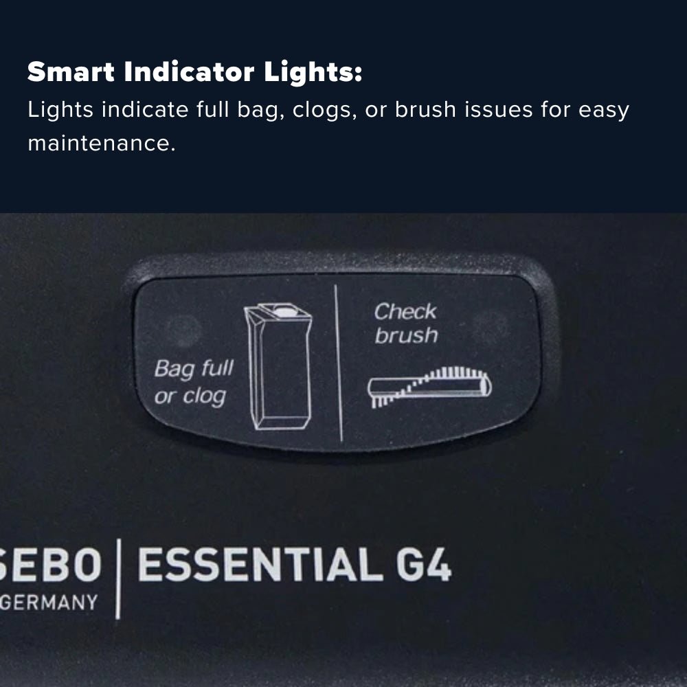 Sebo Essential G5 commercial upright vacuum cleaner - Gray - US Vacuums - 90407AM