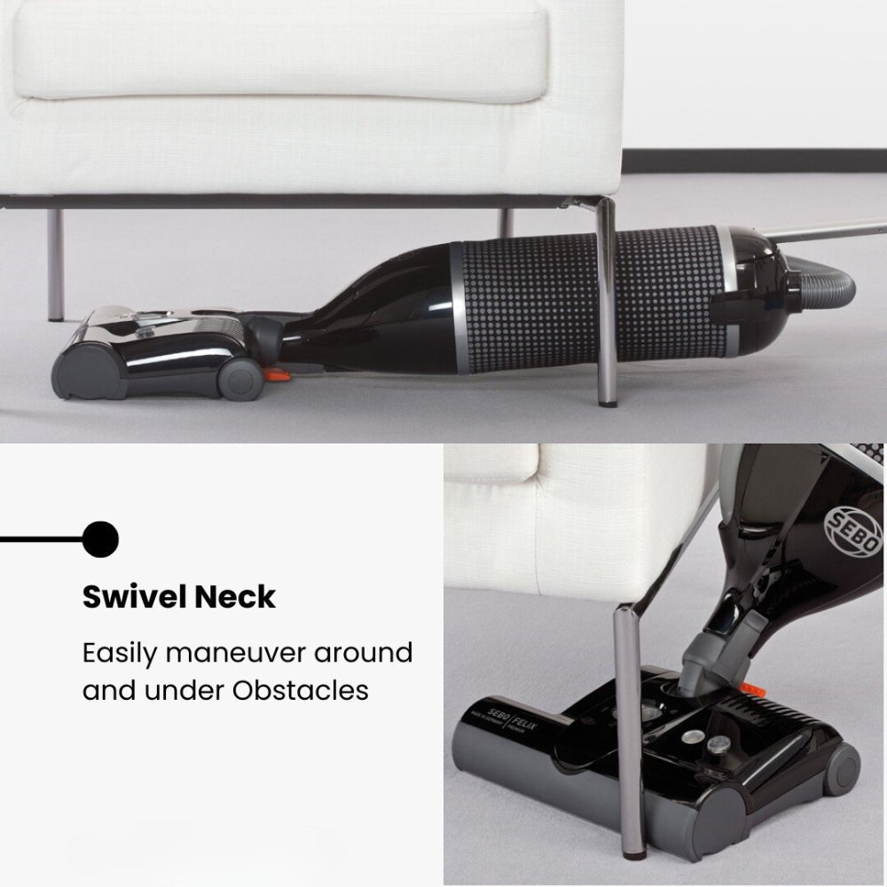 Sebo Felix Premium Upright Vacuum Cleaner - Indigo Dark Blue - US Vacuums - 90814