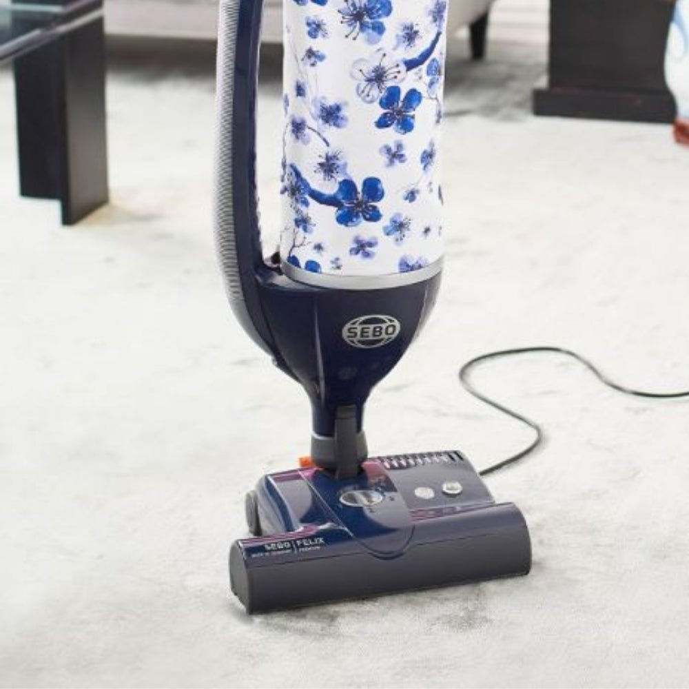 Sebo Felix Premium Upright Vacuum Cleaner - indigo Dark Blue - US Vacuums - 90814AM