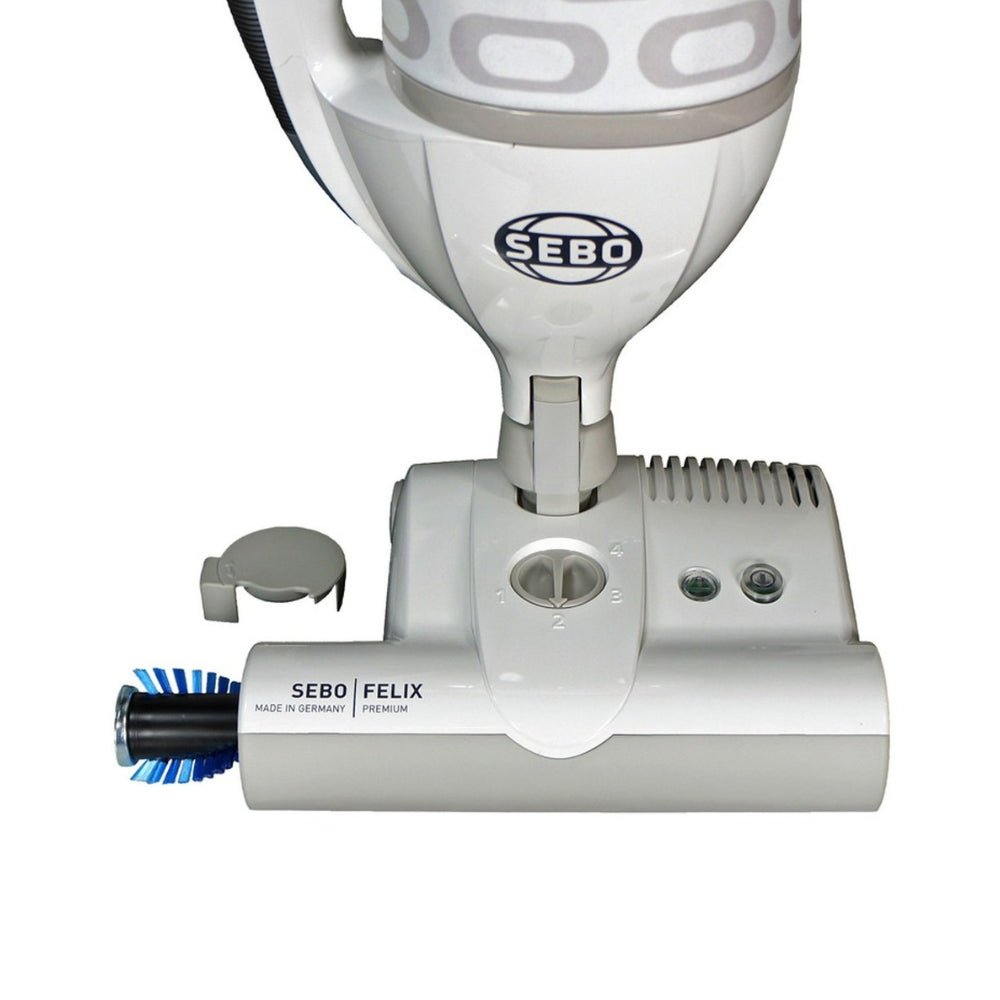 Sebo Felix Premium Upright Vacuum Cleaner - White - US Vacuums - 9808AM