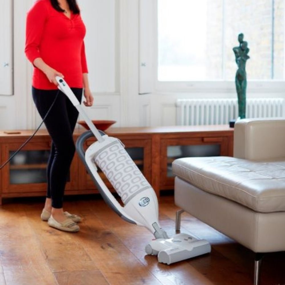 Sebo Felix Premium Upright Vacuum Cleaner - White - US Vacuums - 9808AM