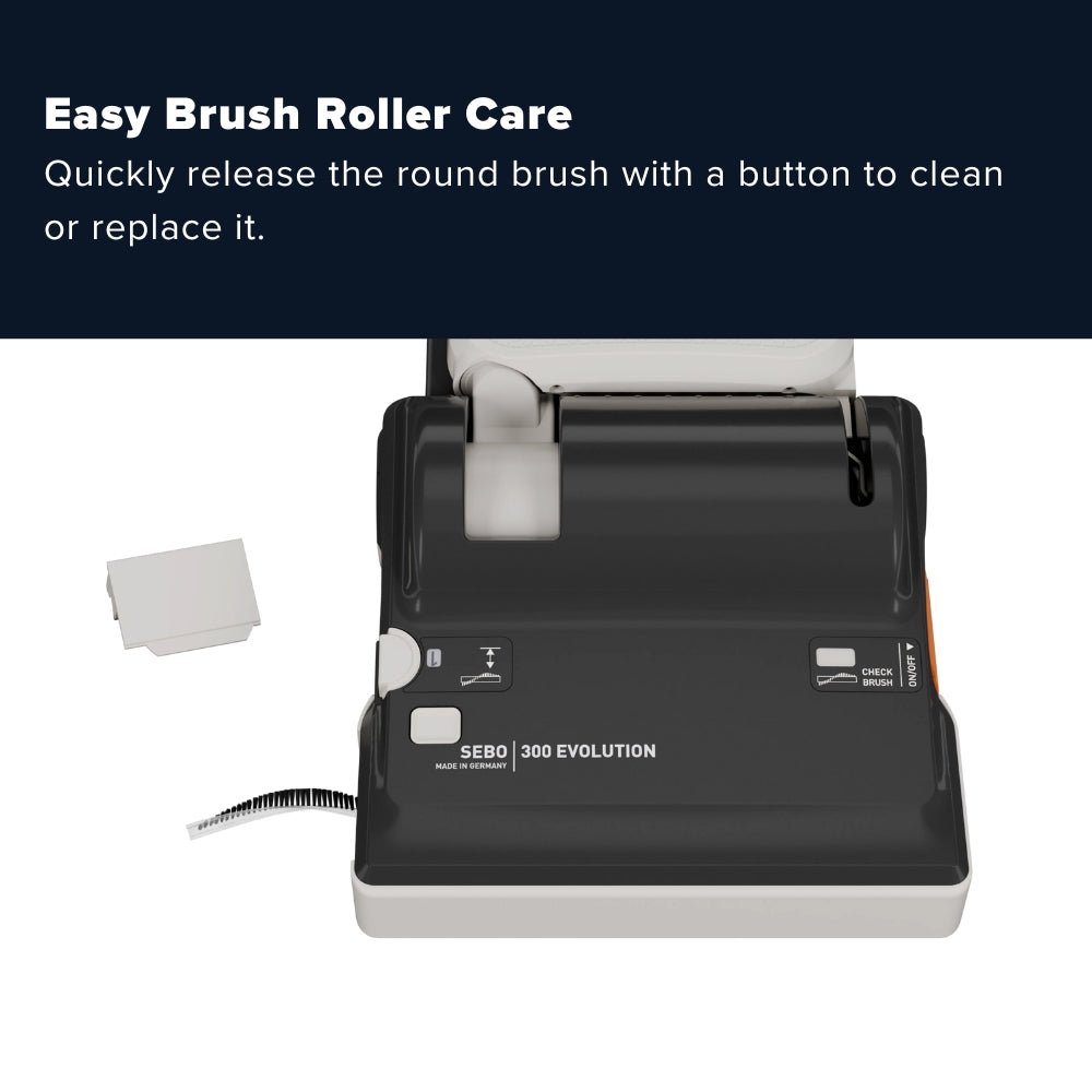 Sebo Mechanical 300 commercial upright vacuum cleaner - Gray - US Vacuums - 91303AM