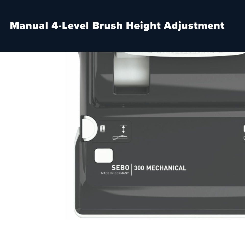 Sebo Mechanical 350 Commercial Upright Vacuum Cleaner - Gray - US Vacuums - 91313AM