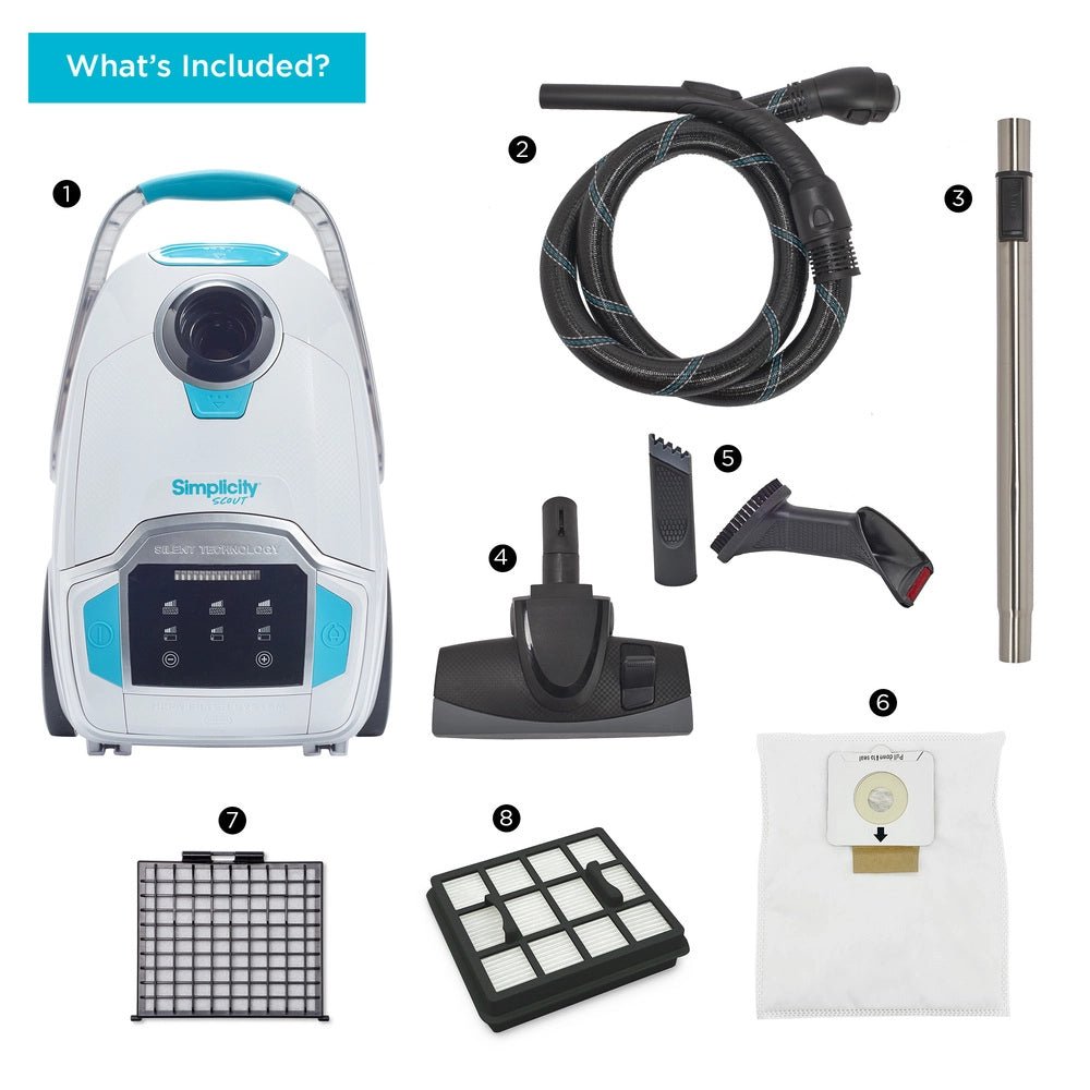 Simplicity Scout Canister Vacuum Cleaner - US Vacuums - SCOUT