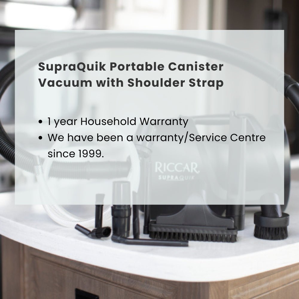 SupraQuik Portable Canister Vacuum with Shoulder Strap - US Vacuums - RSQ1.6