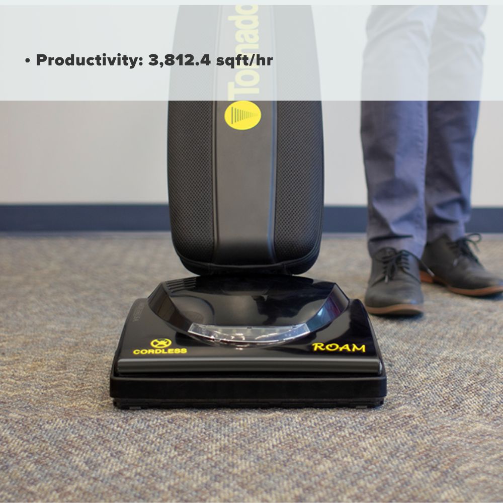 Tornado CK LW 13/1 Roam Single Motor Cordless Upright - US Vacuums - 97300C