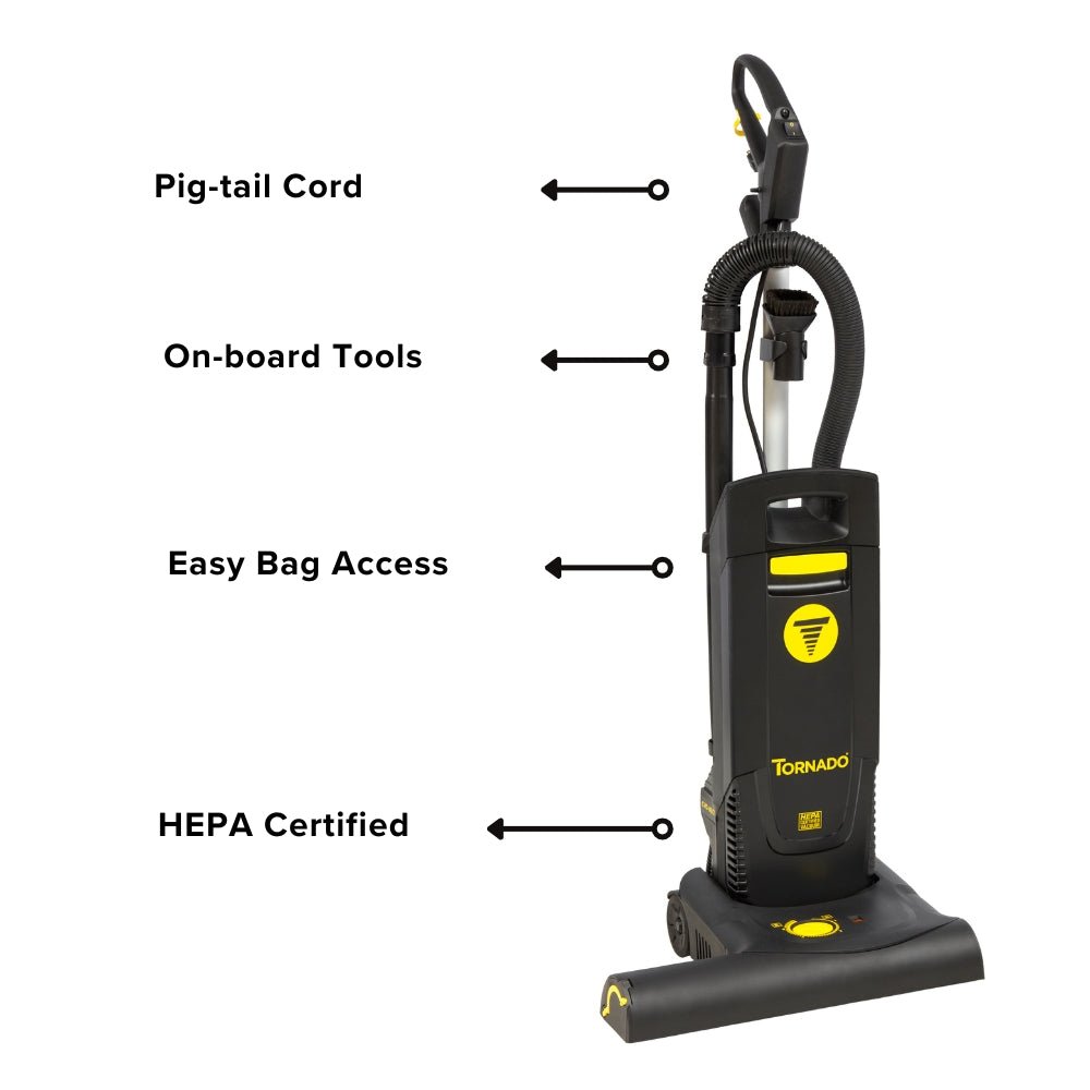 Tornado CVD 48 (Deluxe CVD )Upright Vacuum - Dual Motor - US Vacuums - 91442