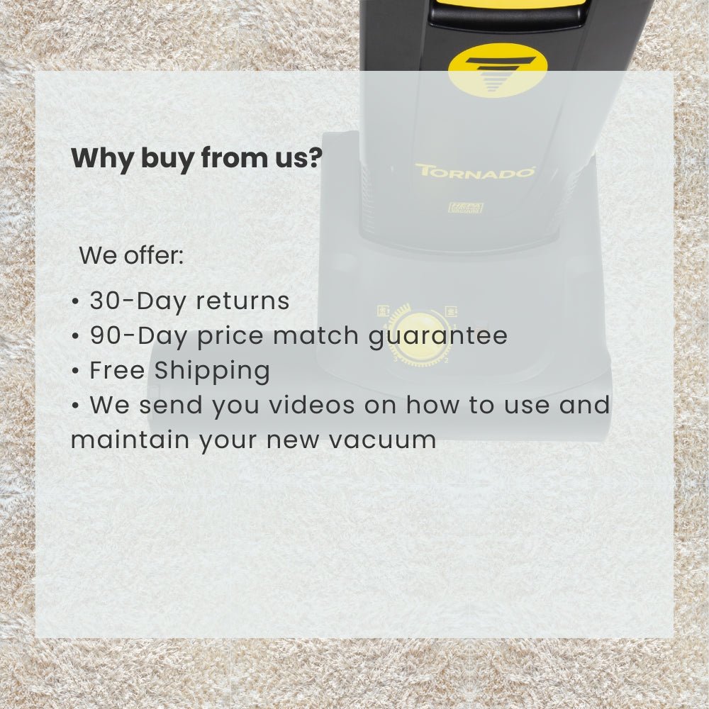 Tornado CVD 48 (Deluxe CVD )Upright Vacuum - Dual Motor - US Vacuums - 91442