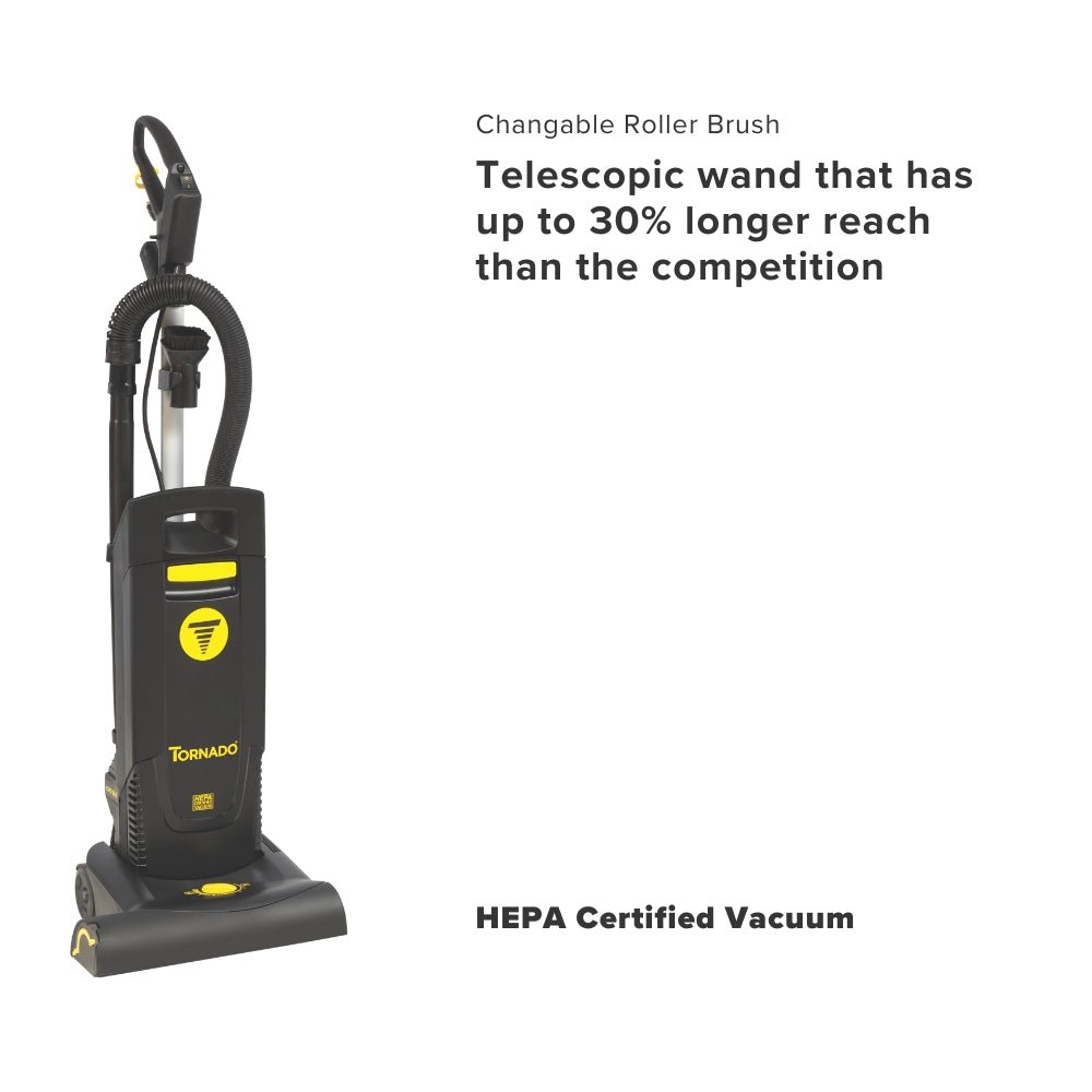 Tornado Deluxe CVD 38 Single Motor - US Vacuums - 91438