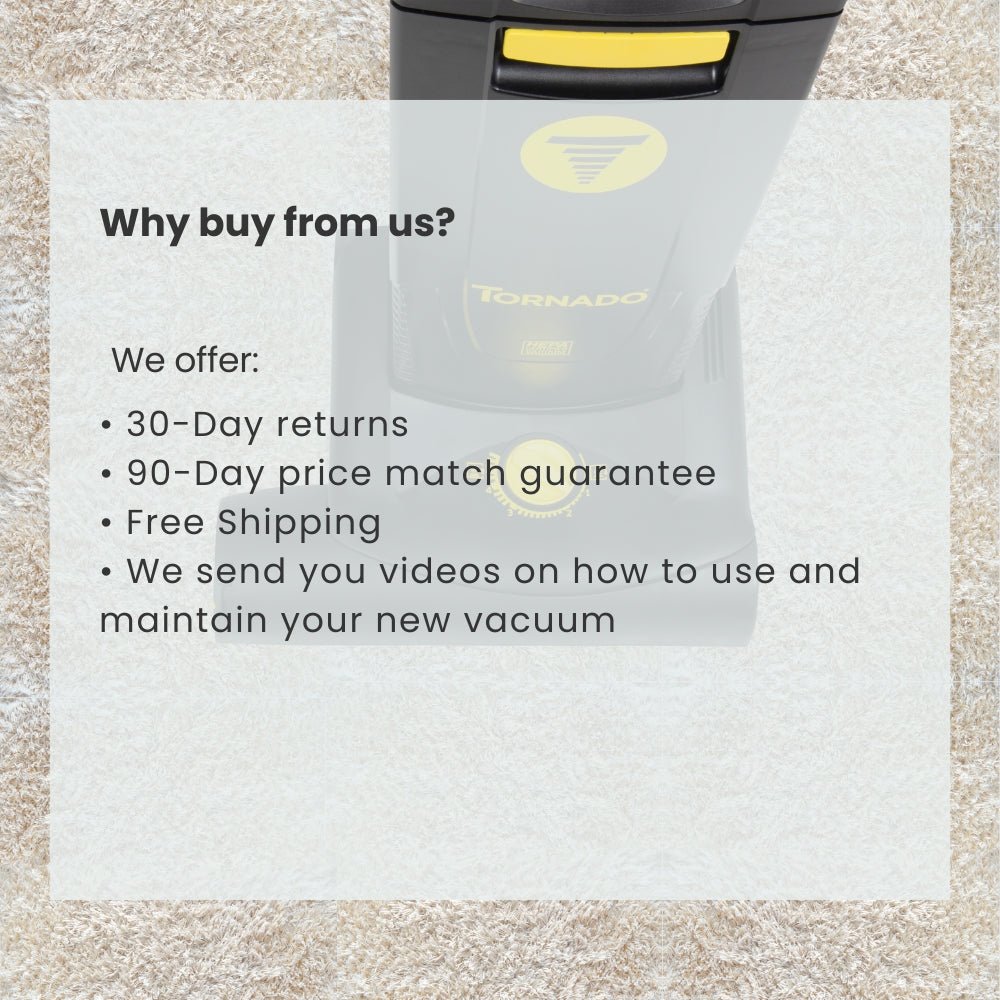 Tornado Deluxe CVD 38 Single Motor - US Vacuums - 91438