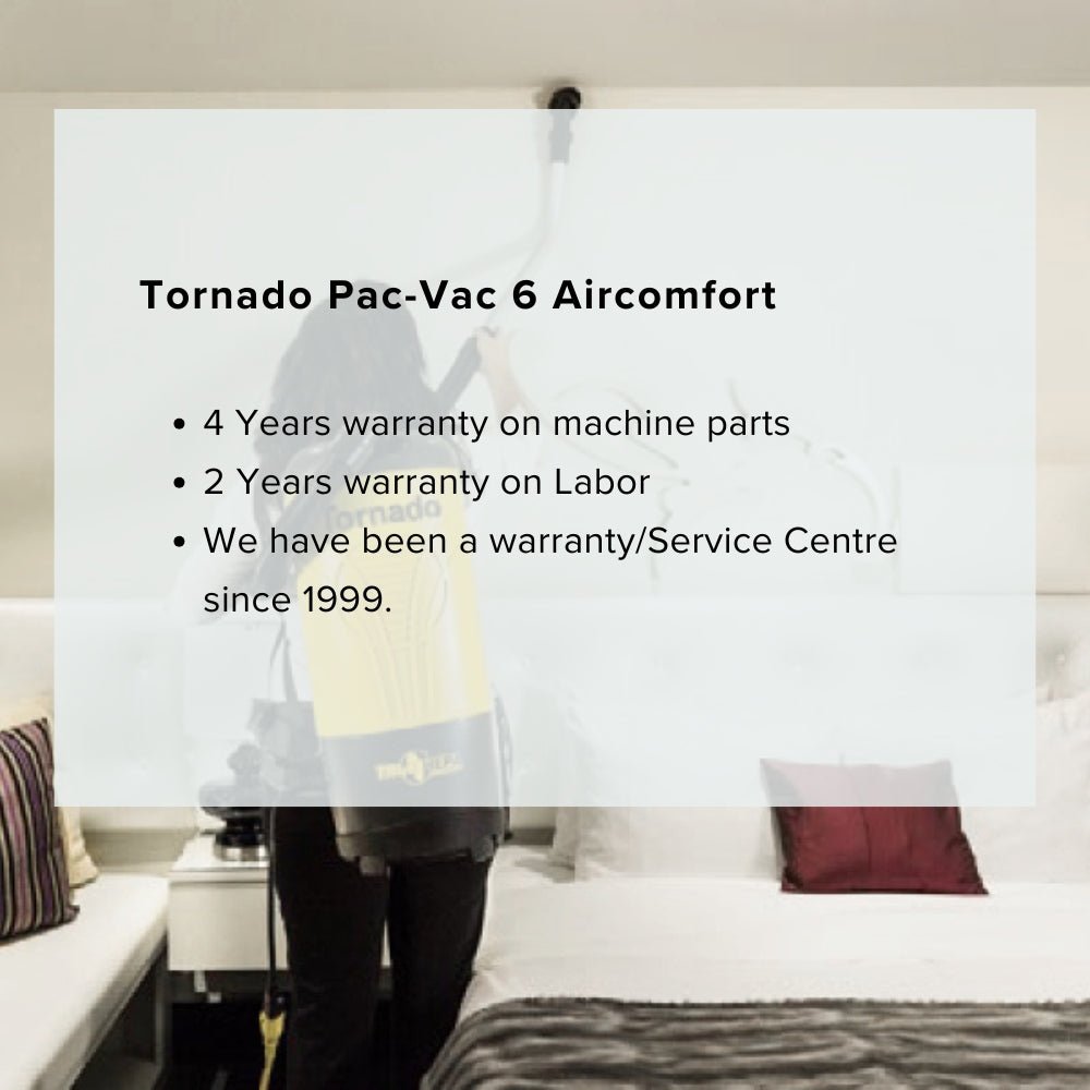 Tornado Pac - Vac 6 Aircomfort Back Pack Vacuum Cleaner - US Vacuums - 93012B