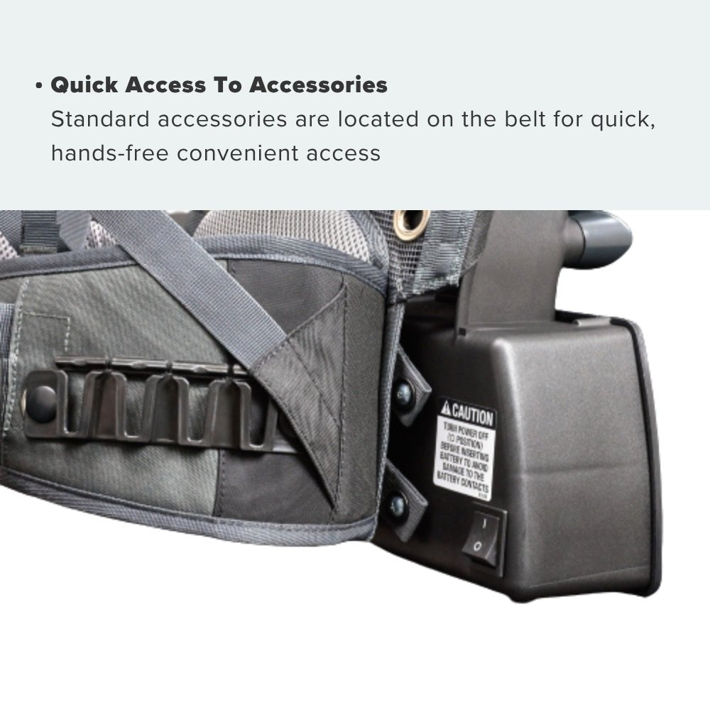 Tornado pac - vac 6 roam Back Pack with Battery & Charger - US Vacuums - 93016B - 1