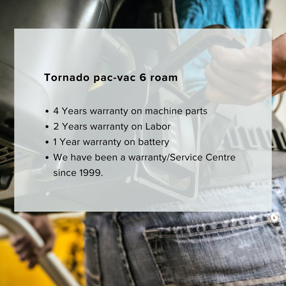 Tornado pac - vac 6 roam Back Pack with Battery & Charger - US Vacuums - 93016B - 1