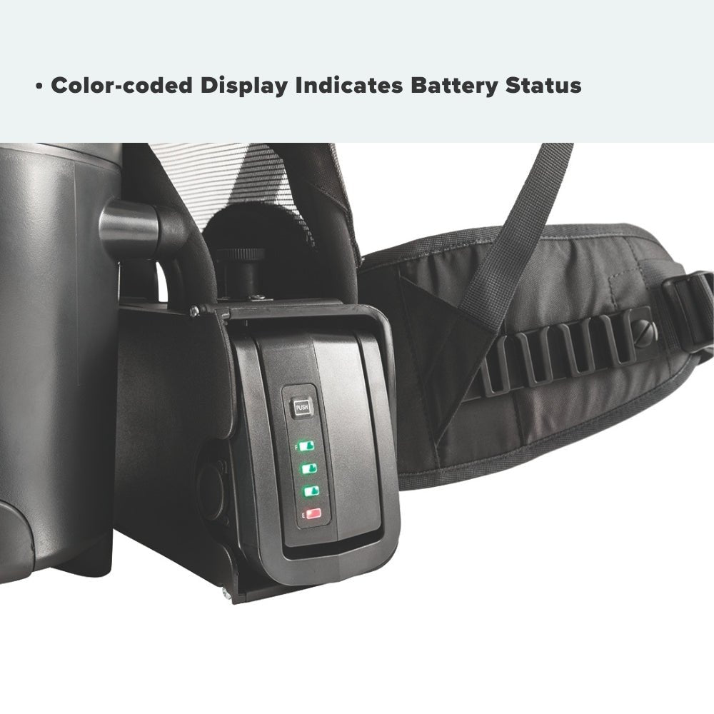 Tornado pac - vac 6 roam Back Pack with Battery & Charger - US Vacuums - 93016B - 1