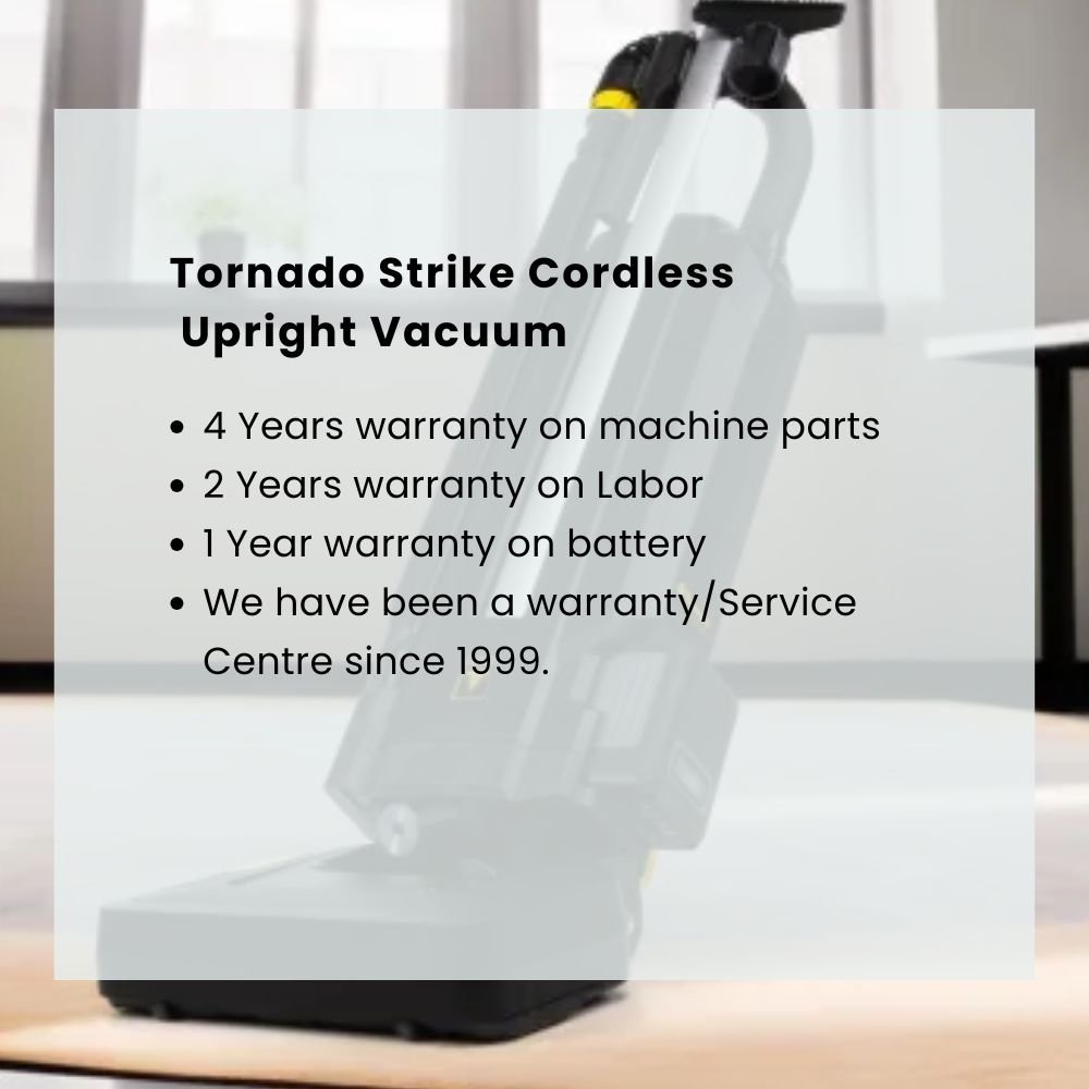 Tornado Strike Cordless Upright with Battery and Charger - US Vacuums - TV190 - W10 - U