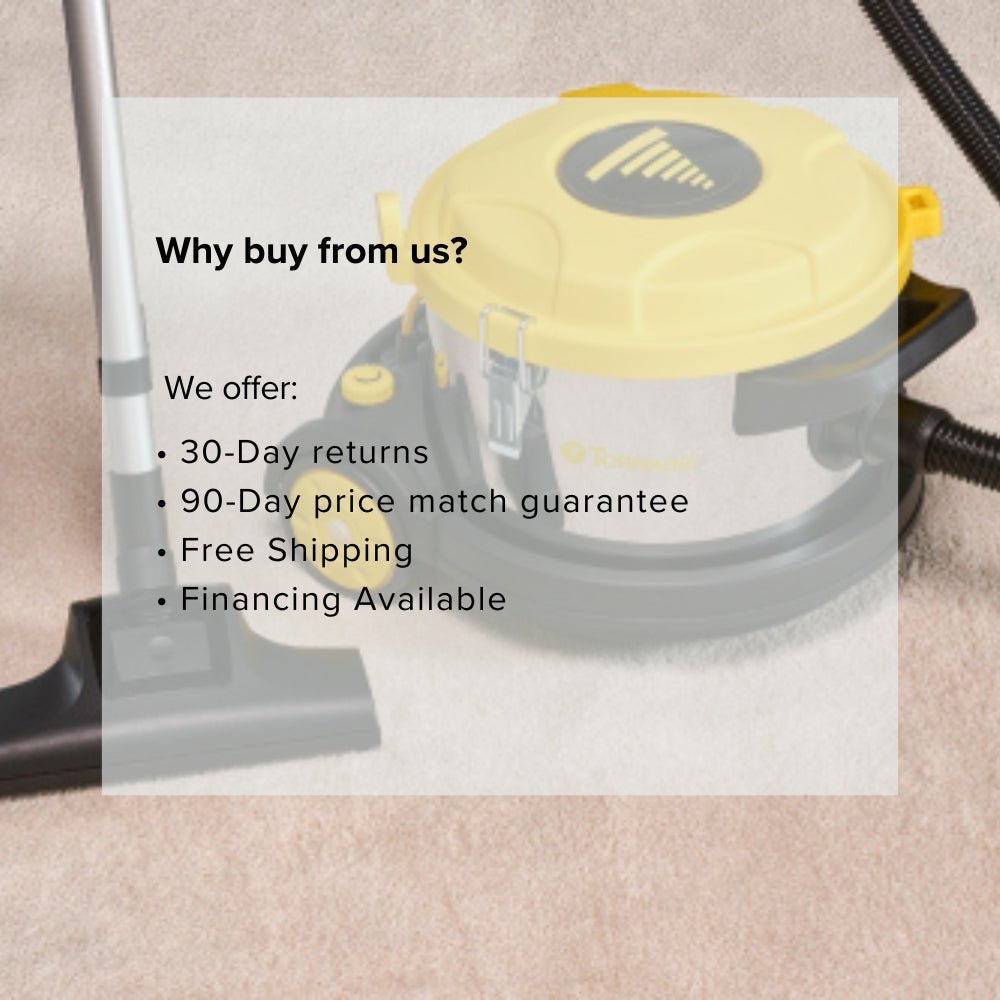 Tornado TV 2 SS Canister Vacuum Cleaner - US Vacuums - 93282
