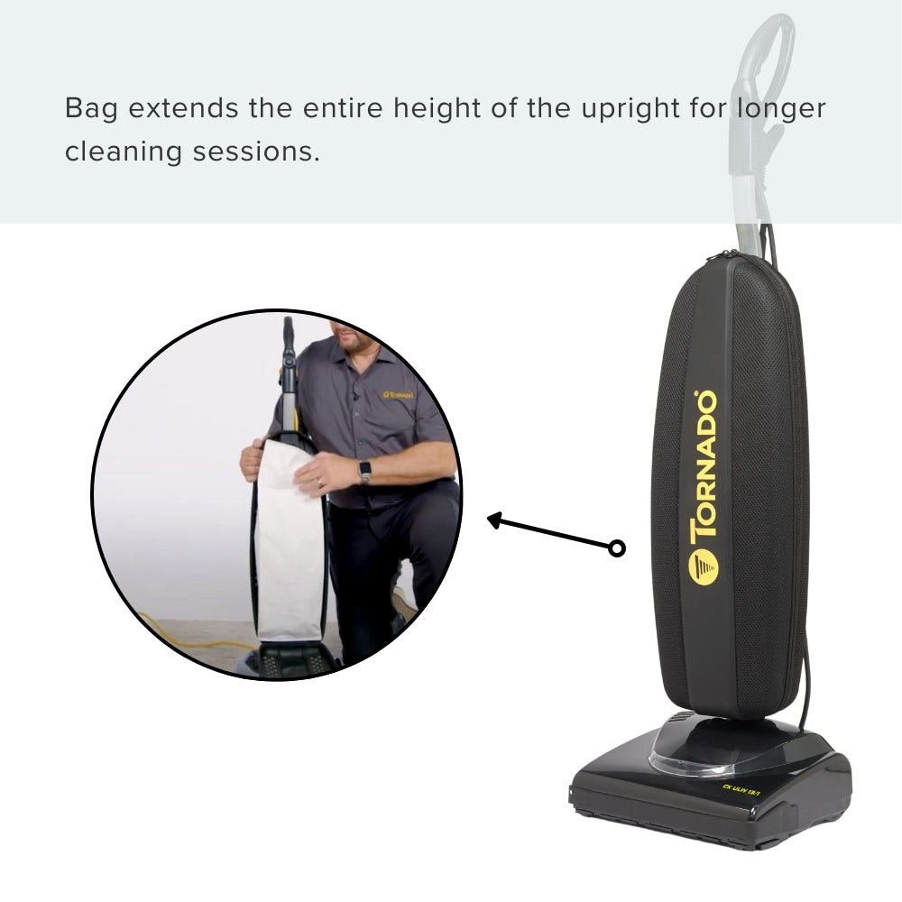 Tornado Vacuum HEPA Bags (90039, 10 - Pack, Carton of 8 Packs) - US Vacuums - 90039