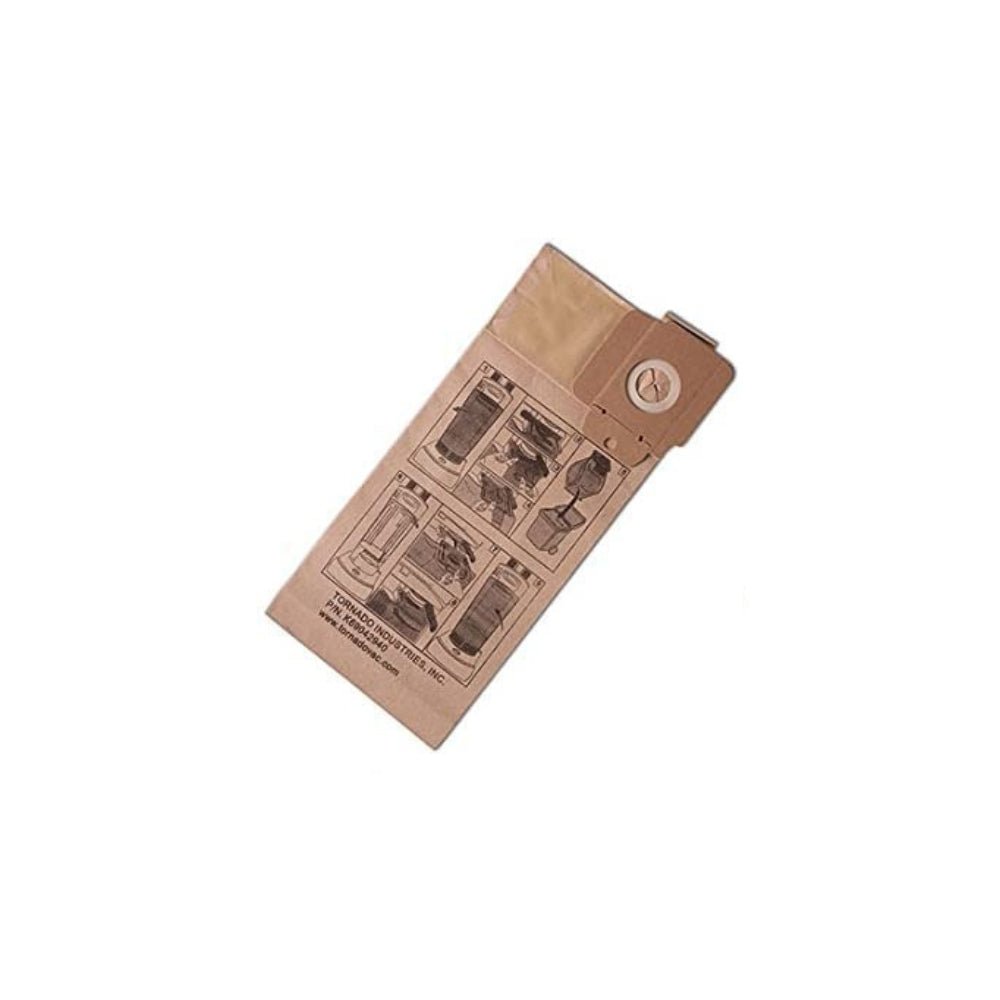 Tornado Vacuum Paper Bags – Paper (10 - Pack) - US Vacuums - K69042940