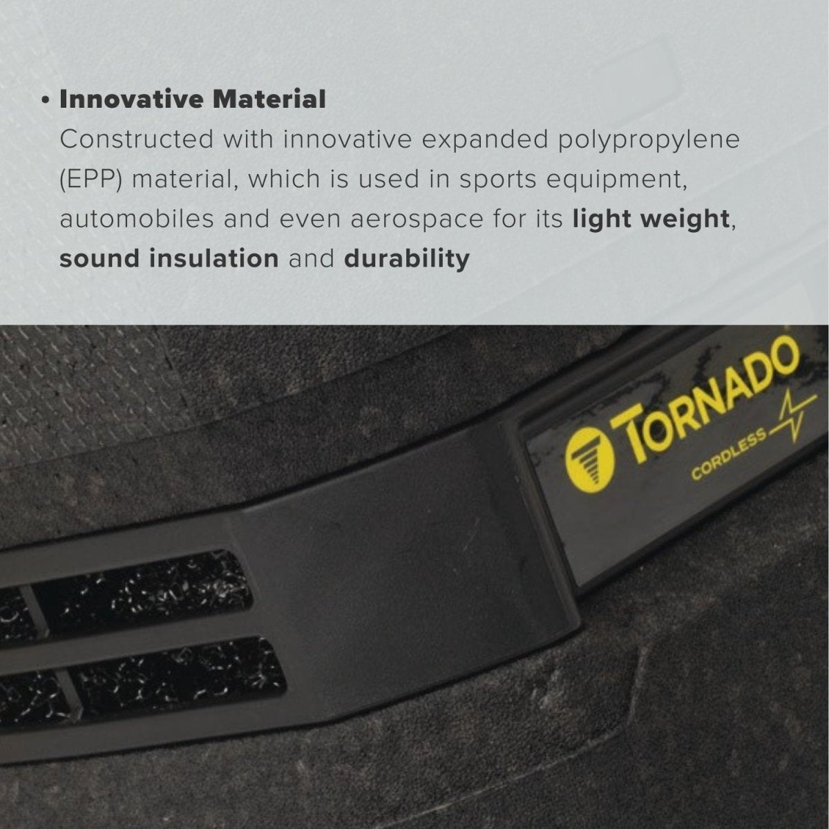 Tornado Zephyr Cordless Backpack with Battery and Charger - US Vacuums - TV570 - Q03 - U