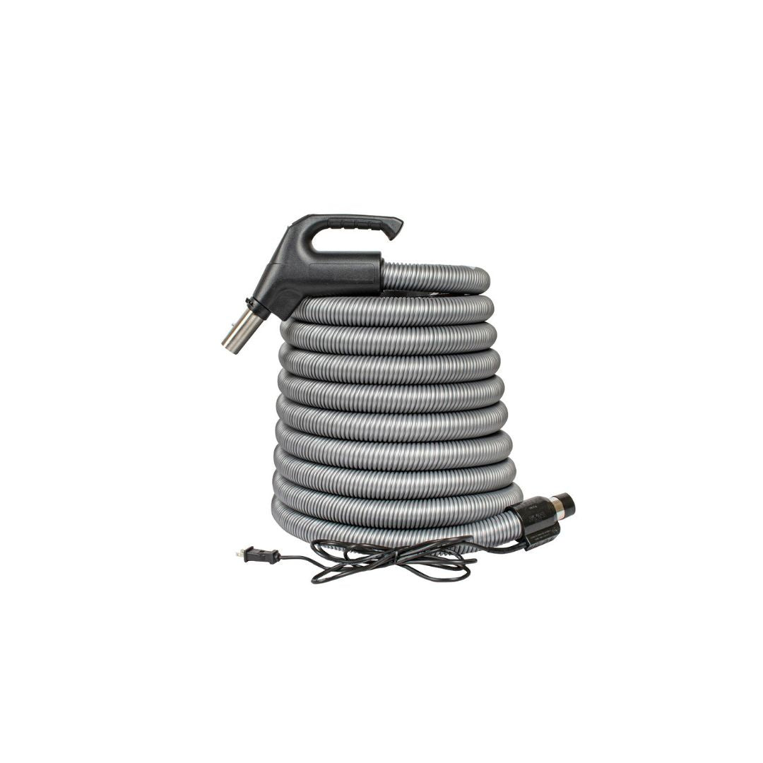 Universal 30' Central Vacuum Electric High - Voltage 3Way Switch Hose - US Vacuums - HFC13830BS
