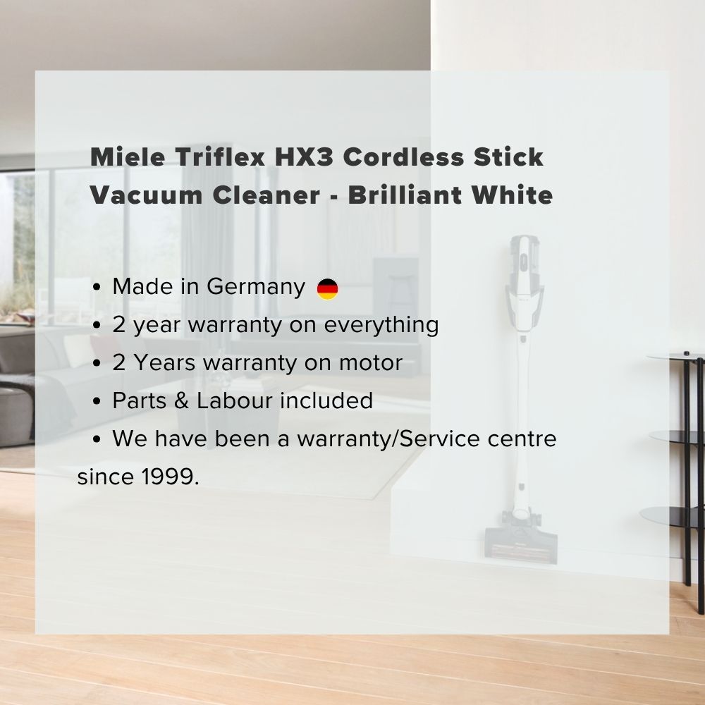 Miele Triflex HX3 Cordless Stick Vacuum Cleaners - Brilliant White