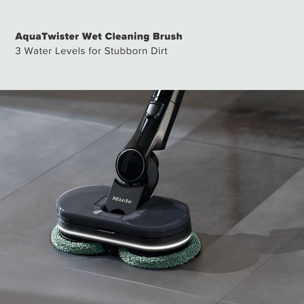 Miele Triflex HX3 Plus Aqua Cordless stick vacuum cleaners - Obsidian Black