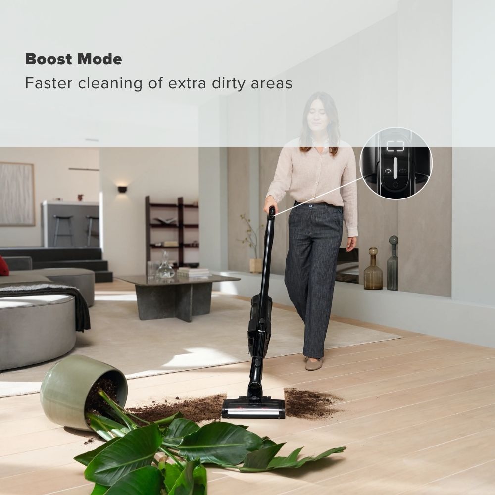 Miele Triflex HX3 Plus Aqua Cordless stick vacuum cleaners - Obsidian Black