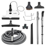 Sebo 30FT Standard Central Vacuum Kit With White ET-1  F2 Power Head