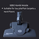 Sebo Airbelt K2 Kombi Canister Vacuum Dark Blue