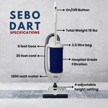 Sebo Dart Upright Vacuum Cleaner