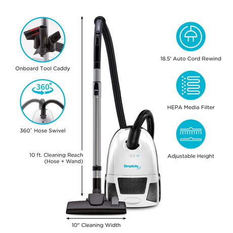 Simplicity Jill Canister Vacuum Cleaner