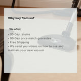 Fit - All Telescopic Wand and Full - Size Power Nozzle - US Vacuums - RPB - F