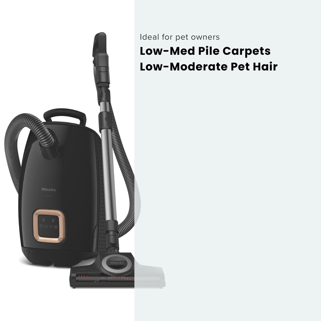 Miele Guard L1 Cat and Dog Vacuum Cleaner - Obsidian Black - US Vacuums - 12704570