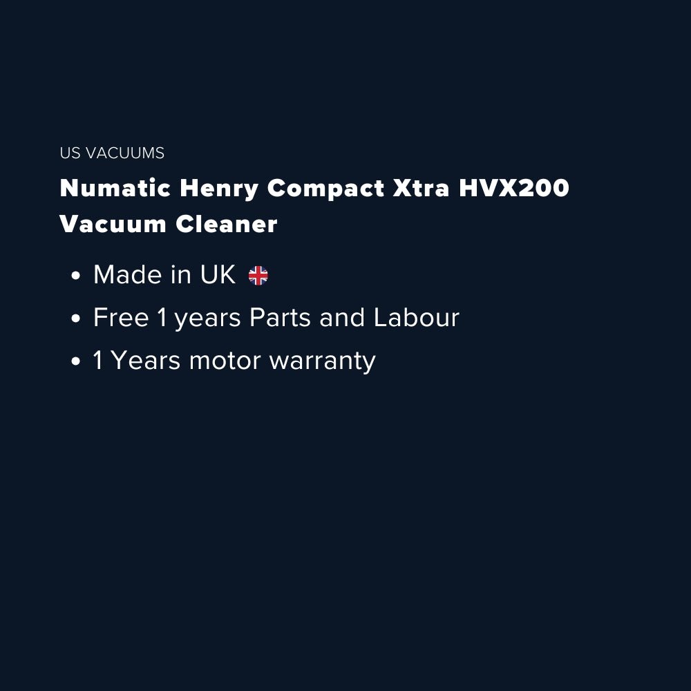 Numatic Henry Compact Xtra HVX200 Vacuum Cleaner - US Vacuums - 900788