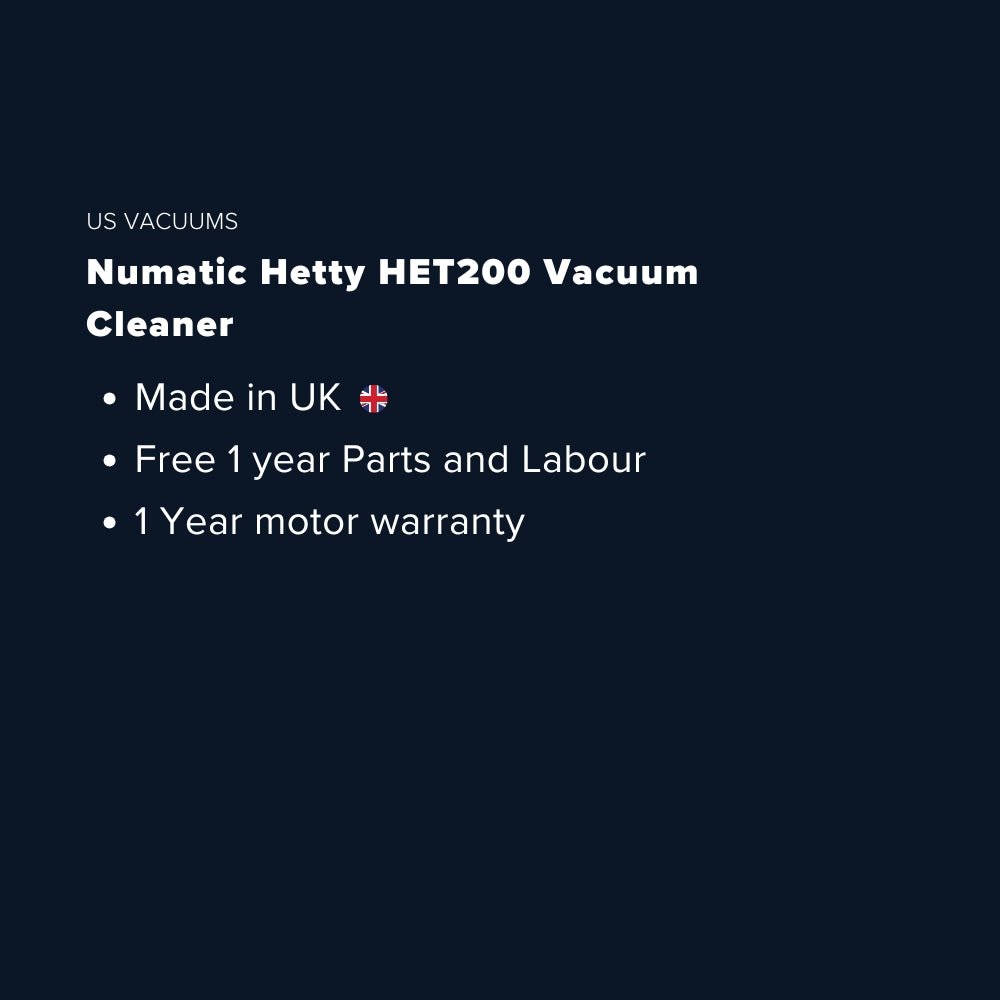 Numatic Hetty HET200 Vacuum Cleaner - US Vacuums - 900777