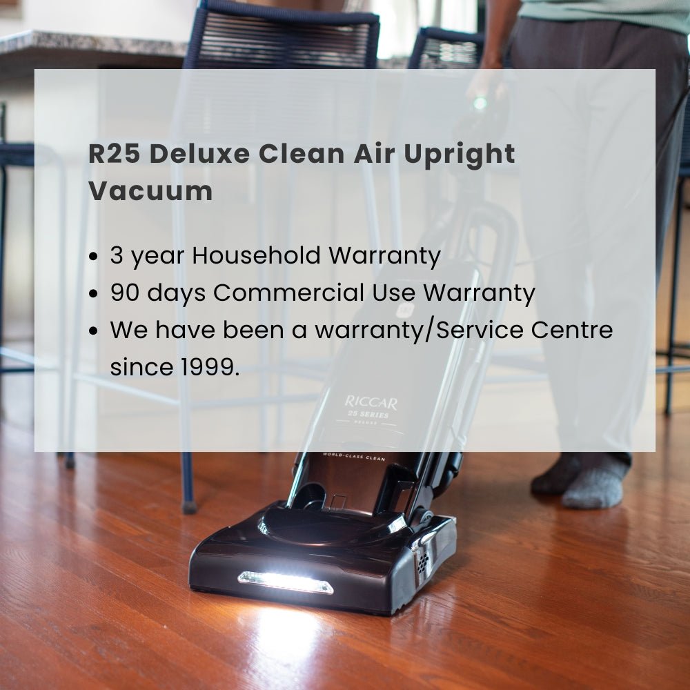 R25 Deluxe Clean Air Upright Vacuum - US Vacuums - R25D.2