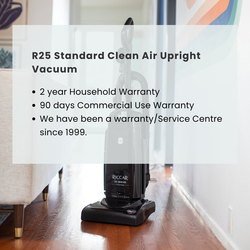 R25 Standard Clean Air Upright Vacuum - US Vacuums - R25S.2