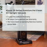 Riccar 25 Series Premium Pet Clean Air Upright Vacuum - US Vacuums - R25P.2