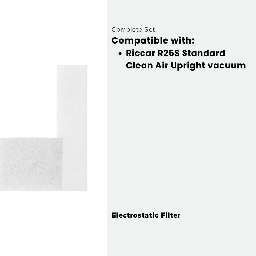 Riccar R25S Filter Set - US Vacuums - r25s - f